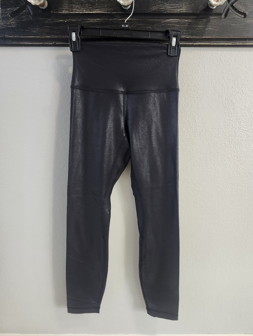 Lululemon Athletica Shiny Black Leggings